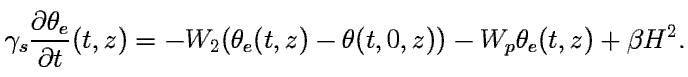 Boundary equation
